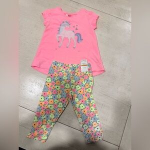 Pink Unicorn Kids Matching Set